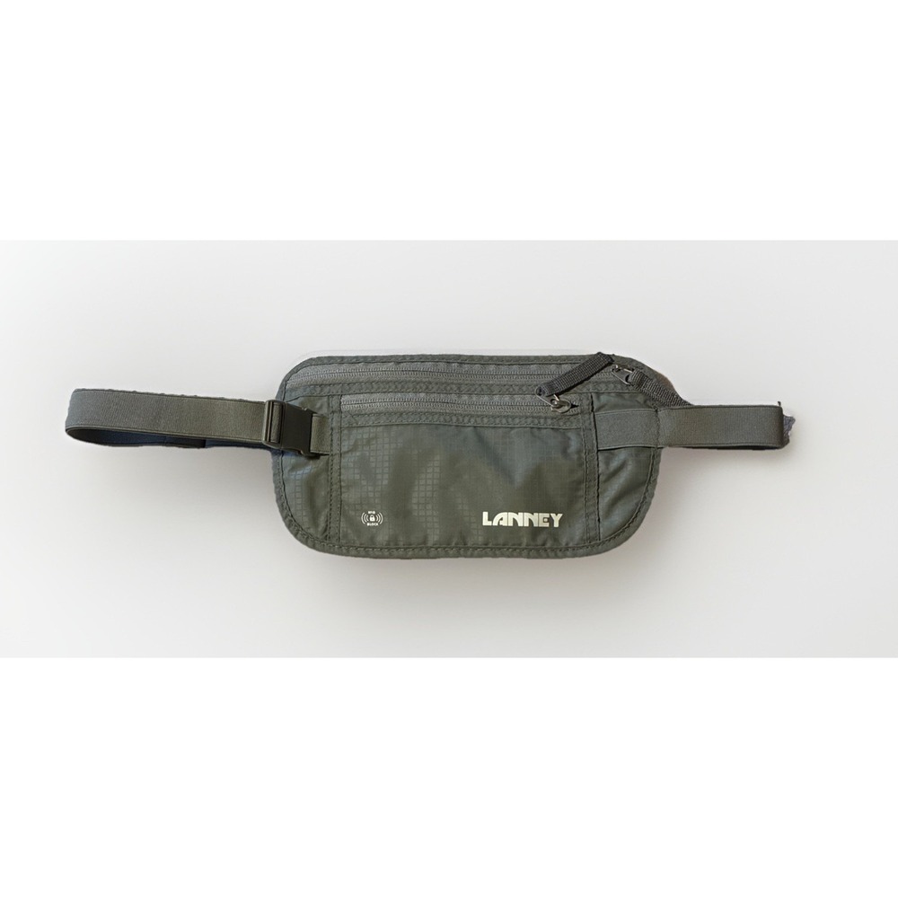 Lanney Money Belt for Travel Unisex Slim Hidden Travel Wallet RFID Blocking NWOT